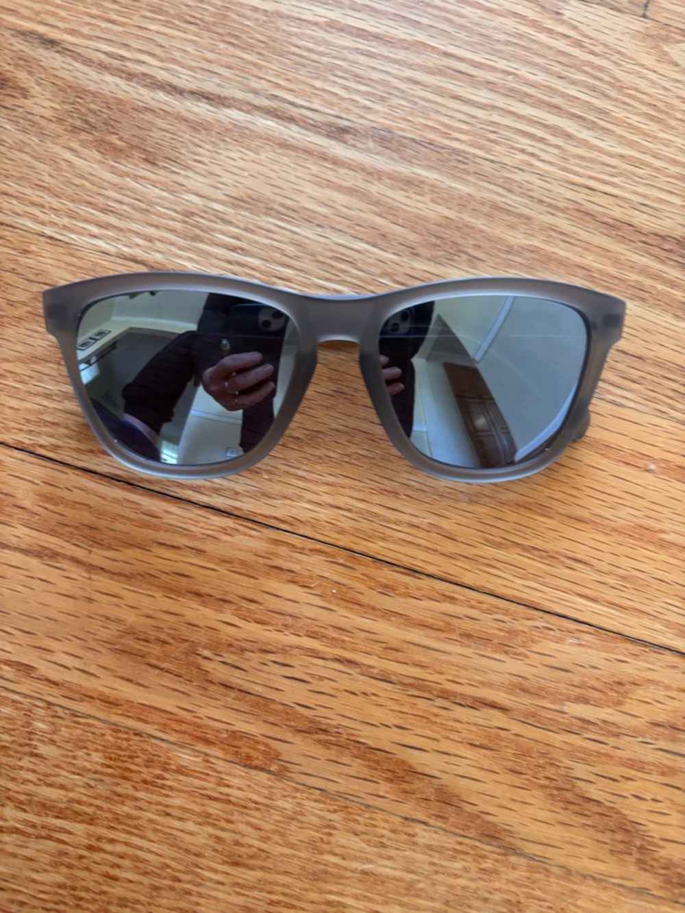 Goodr Gray Polarized Wayfarer Style Sunglasses